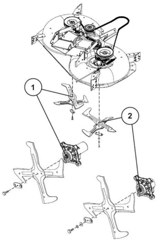 HUSQVARNA TC 142T - ES Cuchillas - 1
