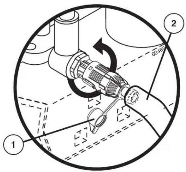 HUSQVARNA TC 142T - Reinigen Stuurplaat: - 1