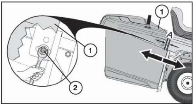 HUSQVARNA TC 142T - HORIZONTALE EINSTELLUNG - 1