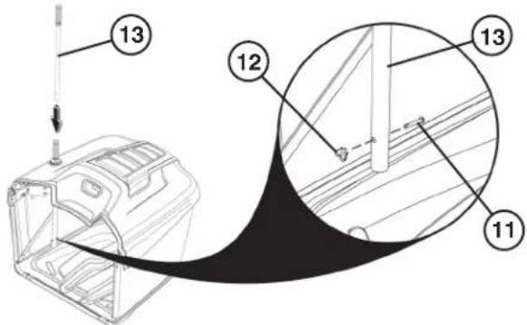 HUSQVARNA TC 239T - CONNECTER LA BATTERIE - 4