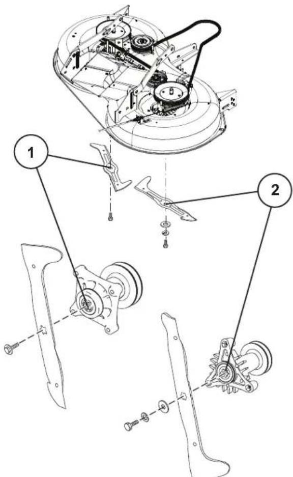 HUSQVARNA TC 239T - Lame avec Étoile des Six Branches - 1