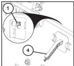 HUSQVARNA TC 239T - POUR INSTALLER LE LEVIER DE VIDAGE DU BAC AVEC L'EXTENSION - 2