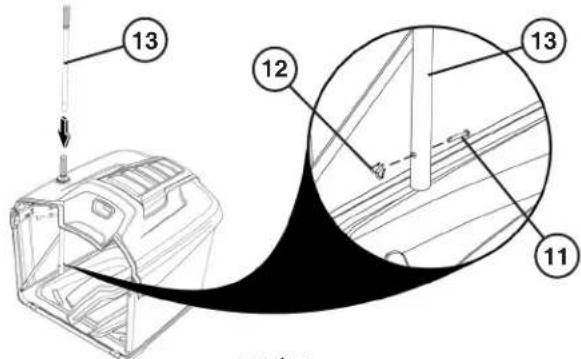 HUSQVARNA TC 138T - 배거 조립(그림 4-7 참조) - 4