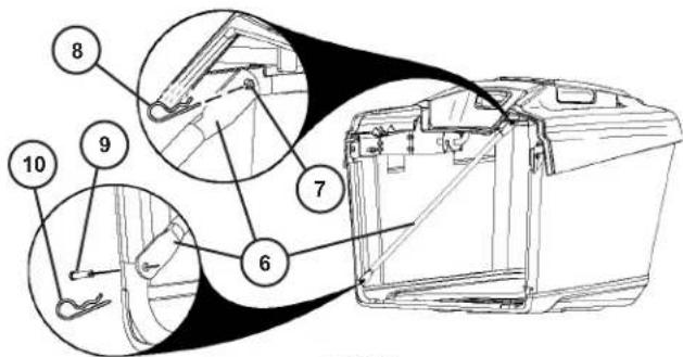 HUSQVARNA TC 138T - 배거 조립(그림 4-7 참조) - 3