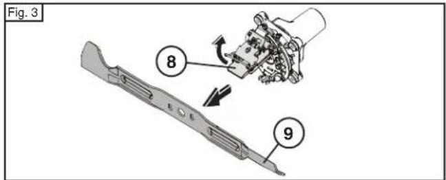 HUSQVARNA TS 342 - INSTALLATION DE LA LAME - 3