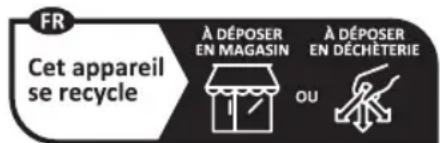 CLATRONIC HL 3761 - Signification du symbole « Poubelle » - 3