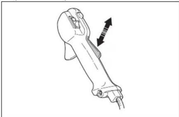 HUSQVARNA 541RS - Comprobación del bloqueo del acelerador - 2