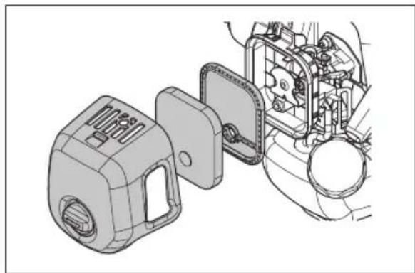 HUSQVARNA 541RS - Pour nettoyer le filtre à air - 3