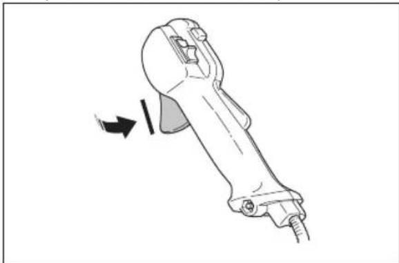 HUSQVARNA 541RS - Comprobación del bloqueo del acelerador - 3