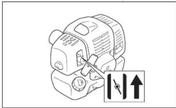 HUSQVARNA 541RS - To start a cold engine - 5