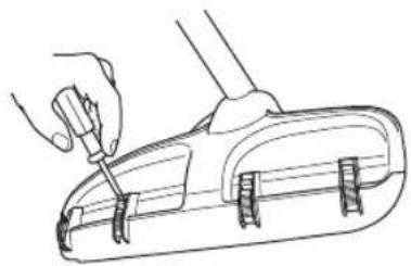 HUSQVARNA 541RS - Montaje y desmontaje de la extensión de la protección - 2