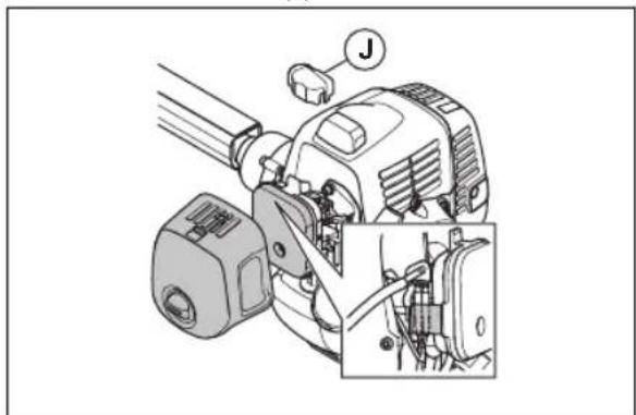 HUSQVARNA 541RS - To connect the throttle cable and stop switch wires - 5