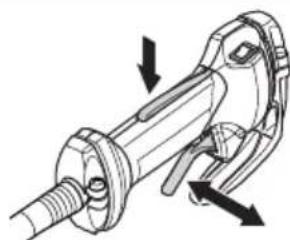 HUSQVARNA 553RBX - Pour contrôle le blocage de la gachette d'accelération - 4