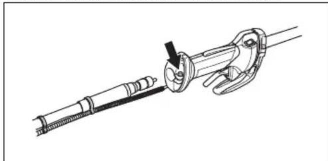 HUSQVARNA 553RBX - Montaje del eje propulsor flexible - 1
