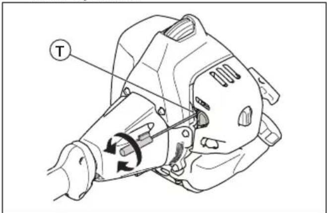 HUSQVARNA 553RBX - OSTRZEJEZENIE: Przed - 2