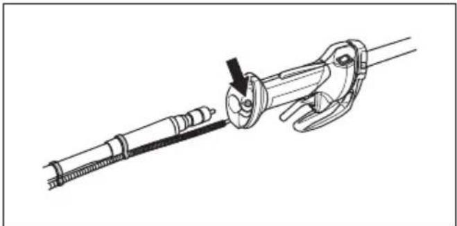 HUSQVARNA 553RBX - So montieren Sie die flexible Antriebswelle - 1
