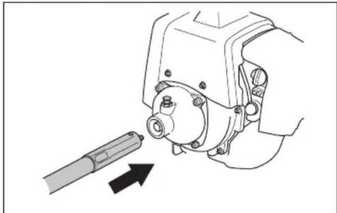 HUSQVARNA 553RBX - Mazanje gibke pogonske gredi - 5