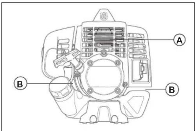 HUSQVARNA 553RBX - Sogutma sistemi temizleme - 2