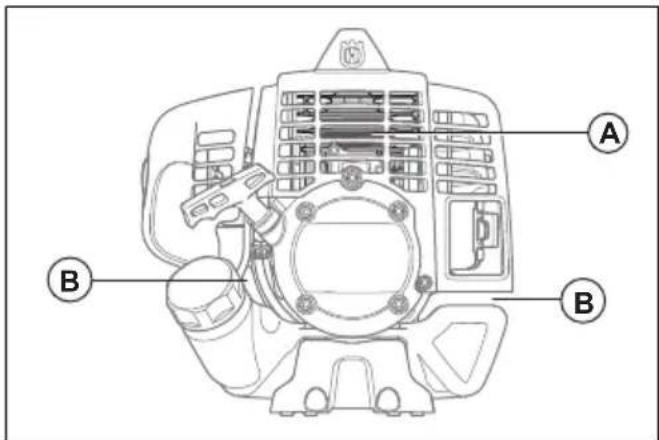 HUSQVARNA 553RBX - Pour nettoyer le circuit de refroidissement - 2