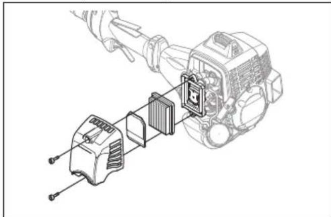 HUSQVARNA 553RBX - Cischenje hladilnegasystema - 3