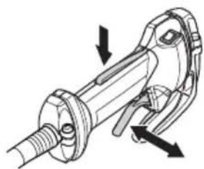 HUSQVARNA 553RBX - Comprobación del bloqueo del acelerador - 4