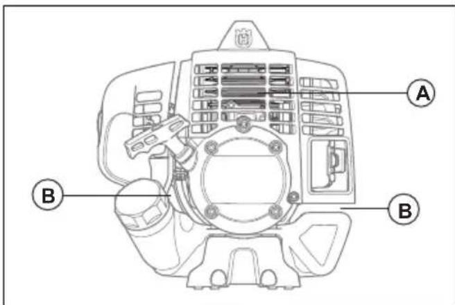 HUSQVARNA 553RBX - Czyszczenie ukladu chlodzenia - 2
