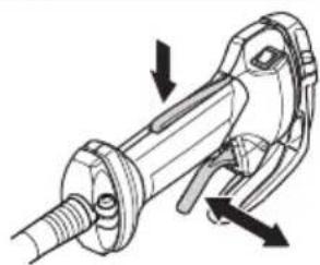 HUSQVARNA 553RBX - Verificar o bloqueio do acelerador - 4