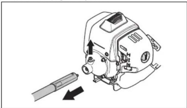 HUSQVARNA 553RBX - Esnek hareket milini yağlama - 1