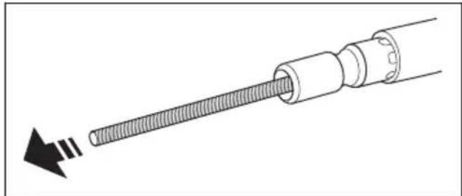 HUSQVARNA 553RBX - To lubricate the flexible drive shaft - 2