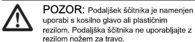 HUSQVARNA 553RBX - Namestitev podaljška ščitnika - 1