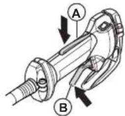 HUSQVARNA 553RBX - So prufen Sie die Gashebelsperre - 1