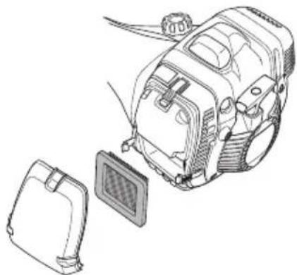 HUSQVARNA 545FR - Controle van luchtfilter (545FR, 545RX, 545RXT) (papierfilter) - 1