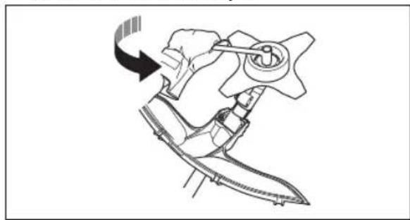 HUSQVARNA 531RS - Para fixar e remover a extensão da proteção - 5
