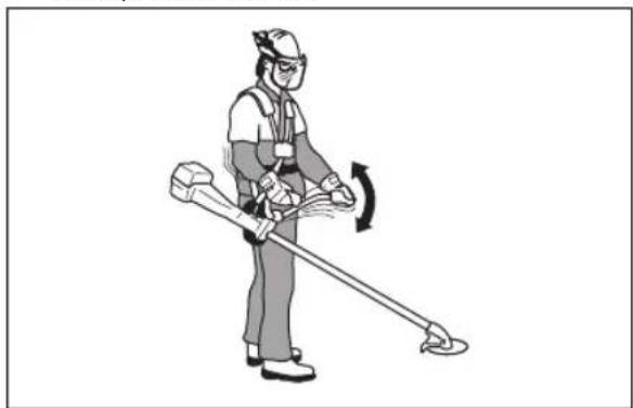HUSQVARNA 531RS - Pour poser le harnais - 1