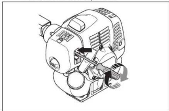 HUSQVARNA 531RS - Налаштування частоти холостого ходу - 1