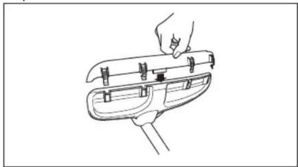 HUSQVARNA 531RS - Fixation et dépose du bouclier de protection - 1