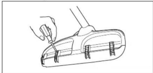 HUSQVARNA 541RST - To attach and remove the guard extension - 2