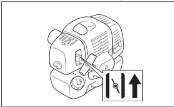 HUSQVARNA 541RST - To start a cold engine - 5