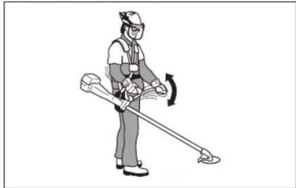 HUSQVARNA 541RST - Instalación del arnés - 1