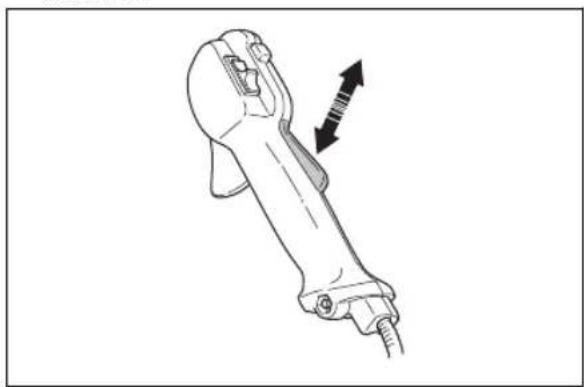 HUSQVARNA 541RST - To do a check of the throttle trigger lockout - 2
