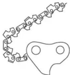Pure mechanical linkage diagram without any text, numbers, or symbols