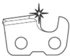 Simple line drawing of a device with a starburst effect (no text or symbols)