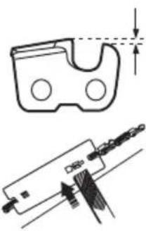 HUSQVARNA 525P4S - Filing equipment and filing angles - 5