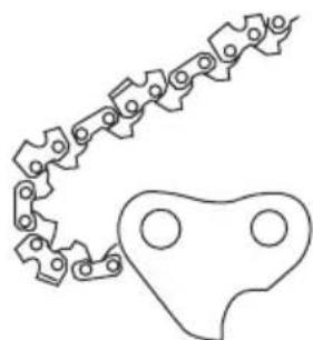 Pure mechanical linkage diagram without any text, numbers, or symbols