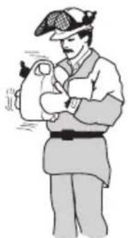 Illustration of a person in historical attire holding an object, no text or symbols present