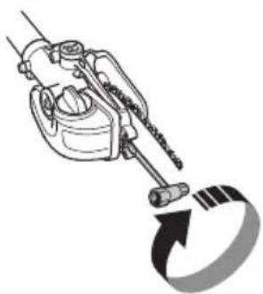 HUSQVARNA 525PT5S - To tension the chain - 3