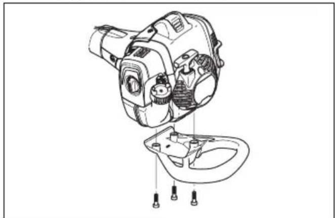 HUSQVARNA 525PT5S - Pour assembler la protection antichocs - 1