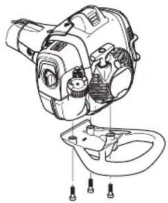 HUSQVARNA 525PT5S - De stootbescherming monteren - 1