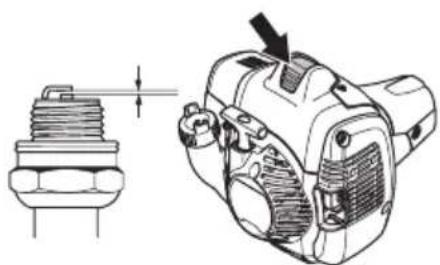 HUSQVARNA 525PT5S - To examine the spark plug - 2