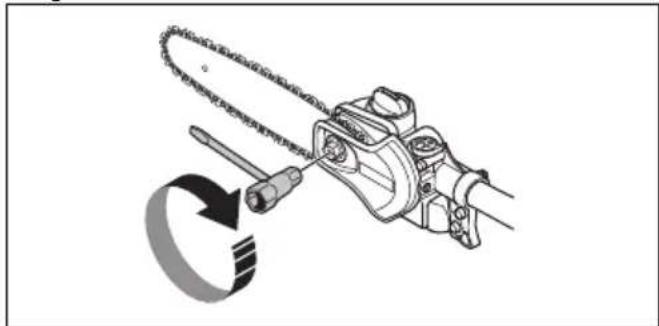 HUSQVARNA 525PT5S - Tension de la chaine - 4